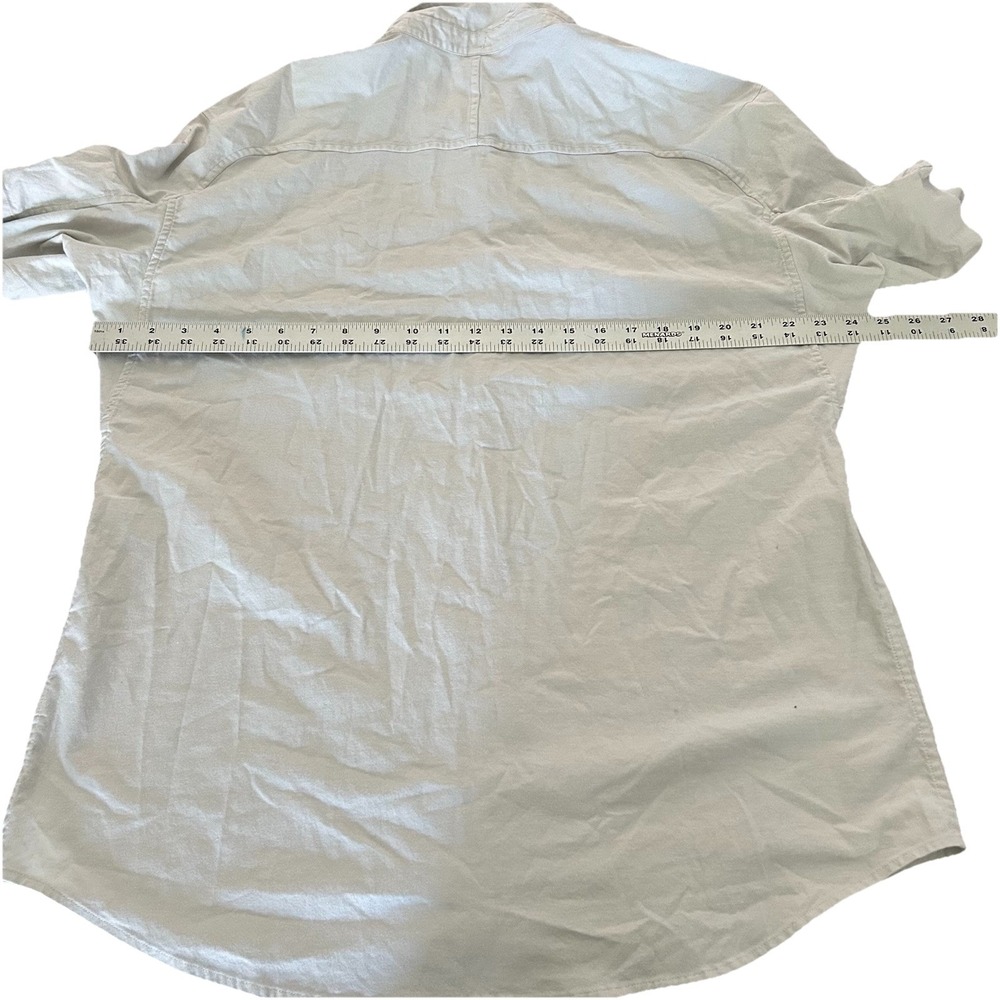 Lululemon Short Sleeve Shirt Mens XXL Light Gray Summer Fridays Stretch Button - Picture 2 of 5